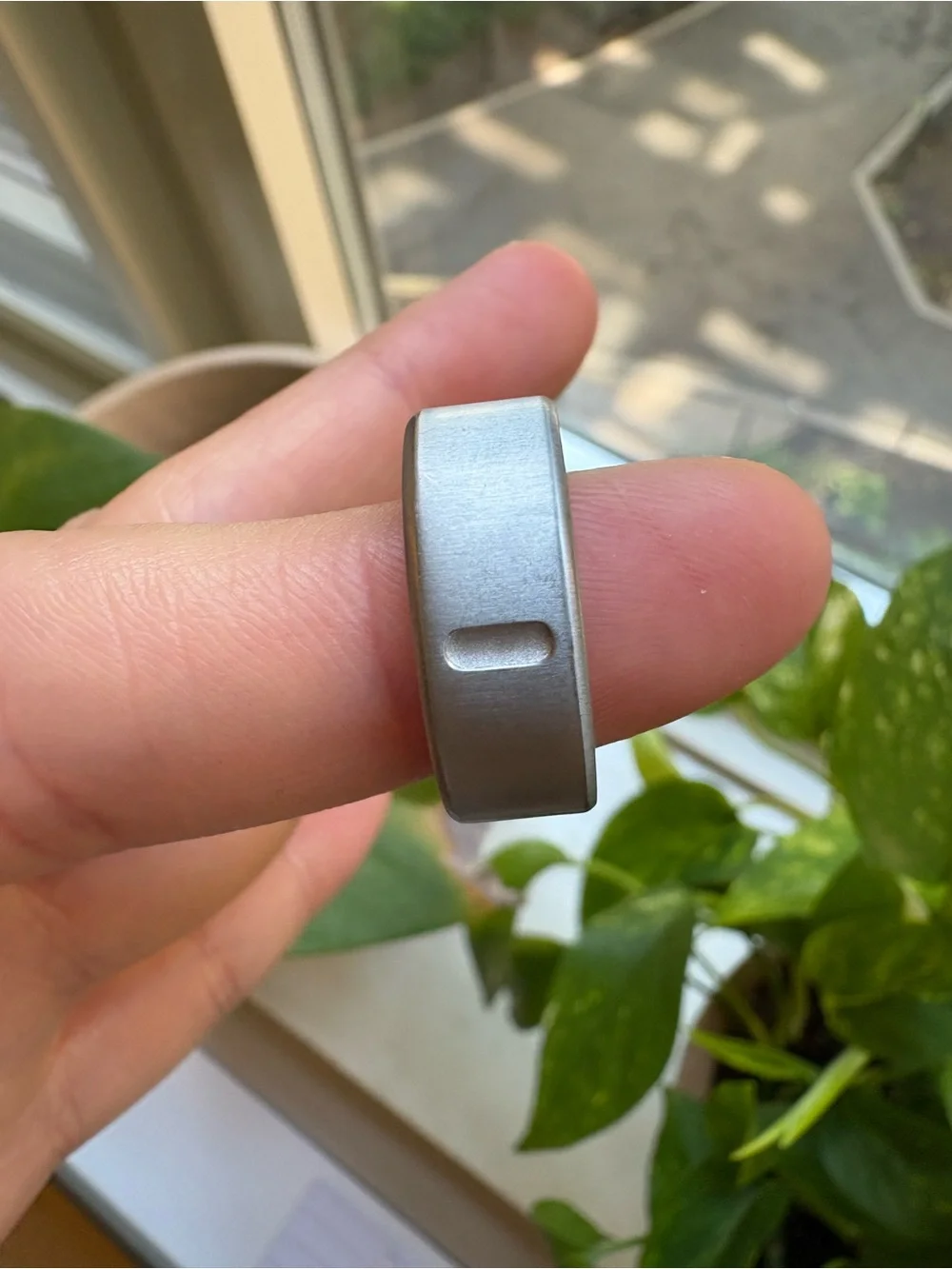 Oura Ring 4 Brushed Silver size 7